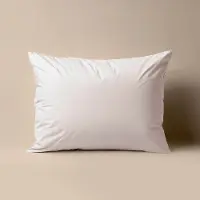 Zelesta Deluxe Percale Katoen Kussensloop Set Van 2 - Crème 80x80cm