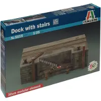 Italeri Modelbouwpakket Diorama - 5615 Dock with stairs for Diorama Plastic - 1:35 - Modelbouw