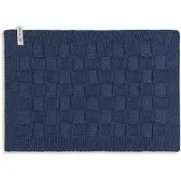 Knit Factory Placemat Uni - Jeans - 50x30 cm