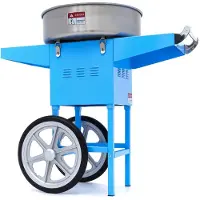 Maxima Suikerspinmachine – Ø 52 cm – Blauw – met Onderstel