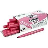 BIC kleurstiften Visacolor XL 3 mm roze 12 stuks