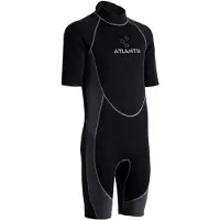 Atlantis Adventure Wetsuit - Shorty - 2mm - Heren - Zwart/Grijs - L