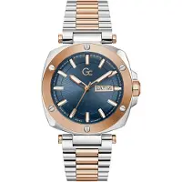 Gc Analoog horloge 'Nobilis' rose-goud / zilver