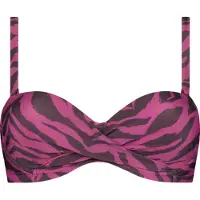 Beachlife Zigzag Zebra Padded Wired Top
