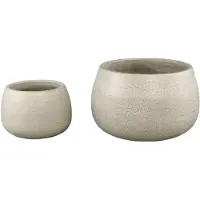 Ptmd pot coraline - 47x47x31cm set van 2