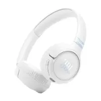 JBL Tune 680NC - Draadloze Noise Cancelling Koptelefoon - Bluetooth - On-ear - 76 uur batterij - Pure Bass & Spatial Sound - Wit