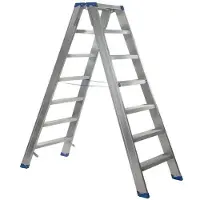 Escalo – Industriële trapladder – Sparta Duo – Aluminium – 2x7 treden – 150 cm