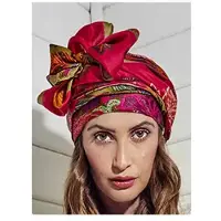 Christine Headwear silk scarf - - chemo - alopecia