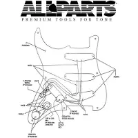 AllParts EP4120000 wiring kit voor Stratocaster