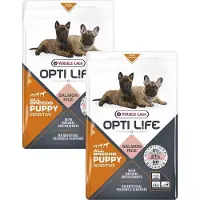 Opti Life Puppy Sensitive All Breeds - Hondenvoer - 2 x 2.5 kg