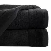 Eurofirany Badhanddoek 50x90 cm 100% Katoen Zwart - Zachte & Absorberende Kwaliteit