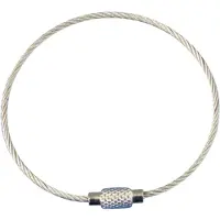 Combicraft Staaldraad ring met schroefsluiting 15 cm - per 25 stuks