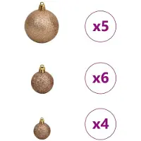 vidaXL Kunstkerstboom Wit 150 cm PVC en Metaal en Plastic