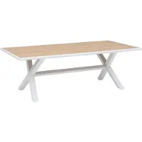 Hespéride Tuintafel voor 8 personen van aluminium en eucalyptus AXIOME