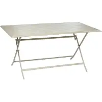 Hespéride Rechthoekige opvouwbare tuintafel voor 6 personen van aluminium AZUA