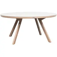 Hespéride Ronde tuintafel voor 8 personen van gesinterde steen NELORA