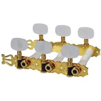 Boston 131-PG Stemmechanieken voor Klassieke Gitaar 3L/3R Goud met Parelmoer Knoppen en Lyra 70 mm