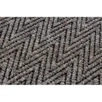 Rugsx Ruitenwisser anti slip 100 cm MAGNUS 1951 Zigzag extern, intern, op een rubber - beige 100x530 cm