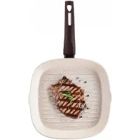 Ambition Master Stone Grillpan 28x28 cm Aluminium - Geschikt voor Inductie