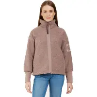 Didriksons - Women's Mella Full-Zip 3 - Fleecevest 40, bruin