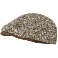 Atlas For Men - Platte gebreide pet - Heren - Verkrijgbaar in grote maten - 56/58