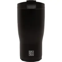Planetary Design - Serie Brutrek Adventure - Thermosbeker - Drinkfles - Travel Mug - to go - Mok - Koffie - Warm & Koud - Lekvrij - Matte zwart - 473ml