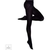 Boru Bamboo - 3-Pack - Panty 80 Denier - Bamboe - Antibacterieel - Thermo Control - Dames - zwart - S/M - 2336
