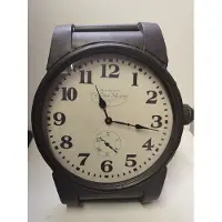 Boltze Klok - Tafel klok - Metaal - Bruin - XL - Landelijk - Hoogte 44cm - Ø35cm - Horloge model