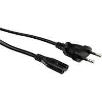 Value Netzkabel Euro-Flachstecker auf C7