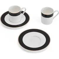 MIKASA Luxe Deco Espressokopjesset 100ml 2 Eenheden