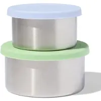 HEMA Snackboxen rvs groen - 2 stuks (groen)