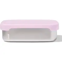 HEMA Lunchbox 14.3x18.9x5.8cm rvs roze (roze)