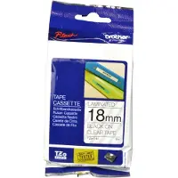 Brother TZe-141 Tape Zwart op transparant (18 mm)