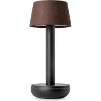 HUMBLE Two Draagbare Lamp Black | Brown Linen