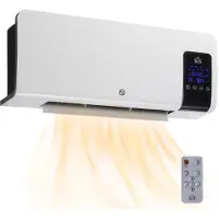 HOMCOM -Wandverwarming-ABS-54,5x12x21,5cm-Wit