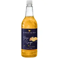 Sweetbird Fusions+ Yuzu &amp; Ginger siroop met pruikzwam voor ijsdranken, 1 l