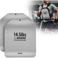 Vevor Gewichtsschijven voor Gewichtvesten 13,2 kg Set (2 x 6,6 kg)