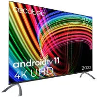 Cecotec Smart TV A3 series ALU30075 75" 4K Ultra HD HDR10 Dolby Vision