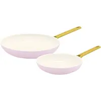 Greenpan Padova blush pink 2-delige pannenset 20cm + 26cm