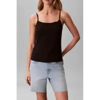 Calvin Klein Zwarte Katoenen Dames Tanktop