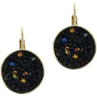 Otazu Classic Rocks Earrings Sparkle Black Maat: OS | Oorbellen Outlet | Dames | Zwart