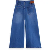 Scotch & Soda Girls The Wave Customised Wide Jeans — Art From The Heart Maat: 9 | Spijkerbroeken Outlet | Unisex | Blauw