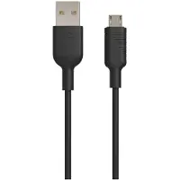 Muvit , 1,2 m Micro USB naar USB 2.0 2.4A oplaad- en synchronisatiekabel, Zwart
