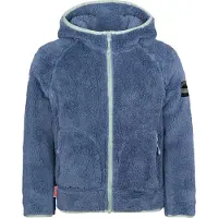 TROLLKIDS - Girl's Borgund Jacket XT - Fleecevest 128, blauw