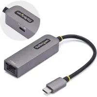 StarTech.com USB-C naar Ethernet Adapter, NIC, 100W PD Pass-Through, USB 3.0 Type-C 1Gbps Multi Speed Netwerk Adapter, Gigabit Ethernet, Thunderbolt Compatibel, Windows & Mac