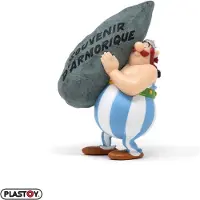 Plastoy Asterix PVC-figuur, Obelix, souvenir uit Armorika, 9 cm