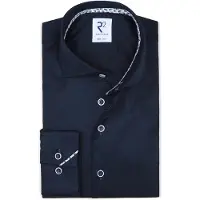 R2 Amsterdam Casual hemd lange mouw widespread nos.twill.003/000010
