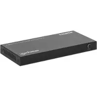 Manhattan 208369 HDMI-splitter Met status-LEDs, Ultra HD-geschikt 3840 x 2160 Pixel Zwart