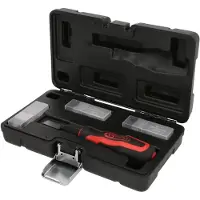 Ks Tools Schraperset, 16-delig, bestaande uit: 5x 12mm, 5x 16mm, 5x 20mm, chroom-vanadiumstaal, artikelnummer 907.2255