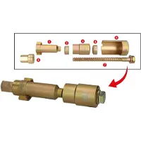 Ks Tools 460.4905 Gereedschapset, 7-delig, van gereedschapsstaal